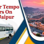 16 seater tempo traveller on rent in Jaipur for local sightseeing, outstation tours, group travel and airport transfers with comfortable seating.