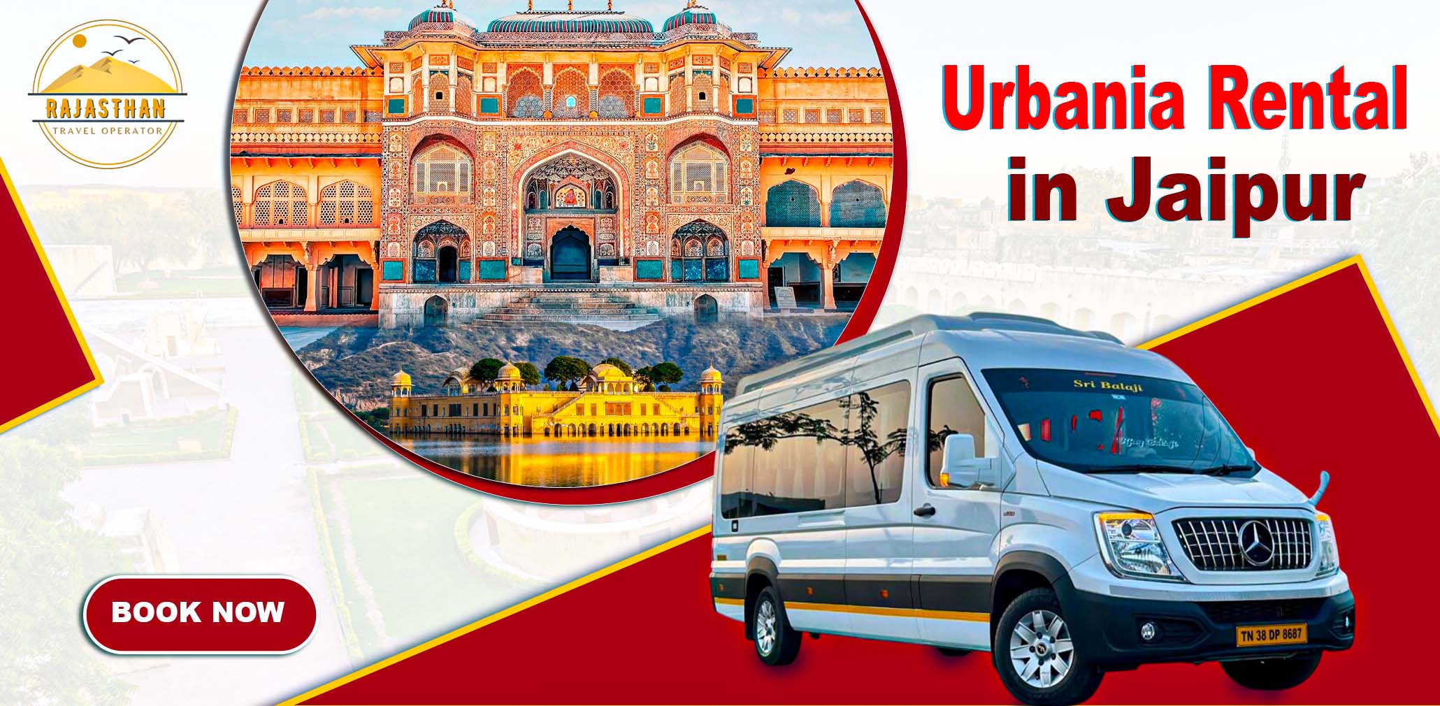 Urbania rental in Jaipur for comfortable travel