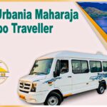 9 Seater Urbania Maharaja Seat Tempo Traveller with luxury interior