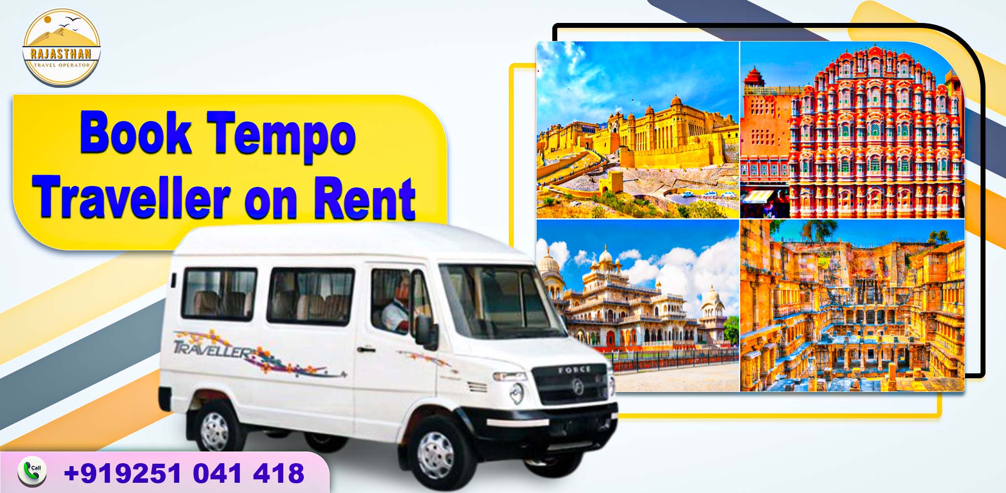 Tempo Traveller on Rent in Jaipur – Comfortable Travel with Rajasthan Travel Operator