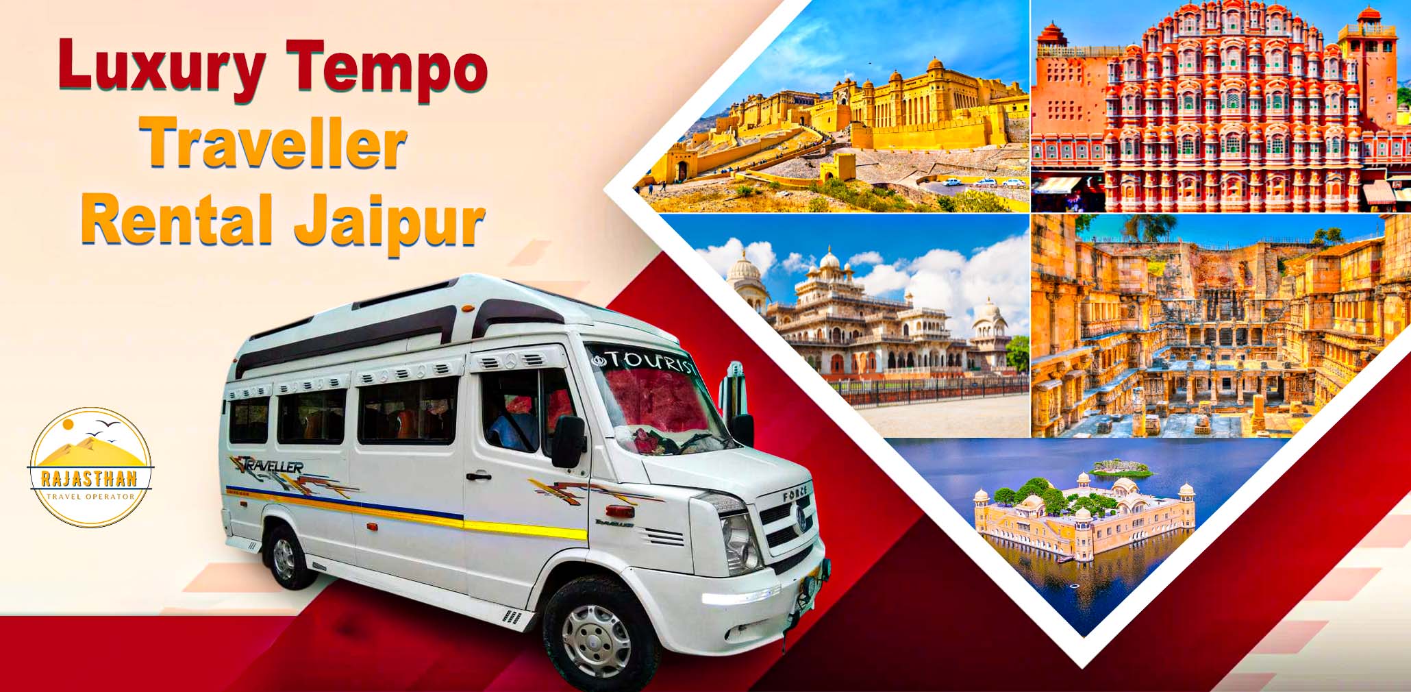 Luxury Tempo Traveller Rental in Jaipur for Comfortable Group Travel