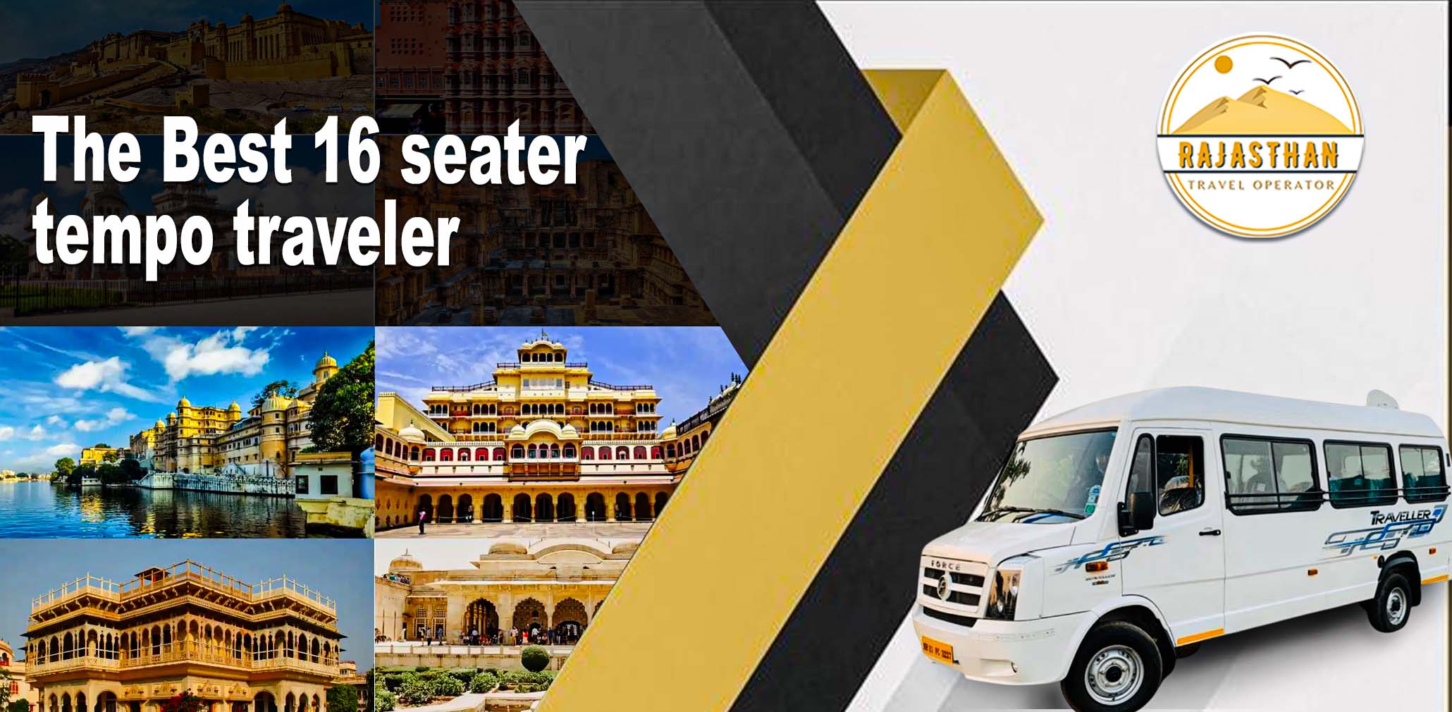 The Best 16 Seater Tempo Traveller by Travel Bazaar India for Group Tours
