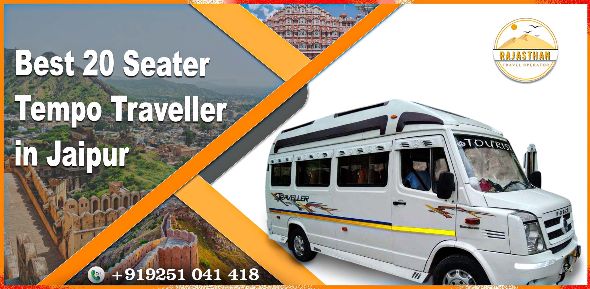20 Seater Tempo Traveller for Group Travel