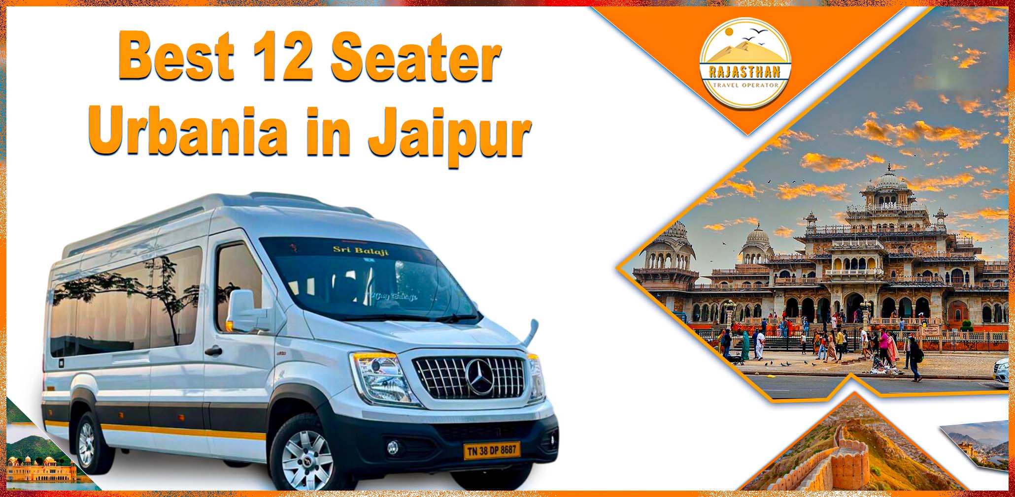 12 Seater Urbania Tempo Traveller in Jaipur – Spacious and Comfortable Passenger Van