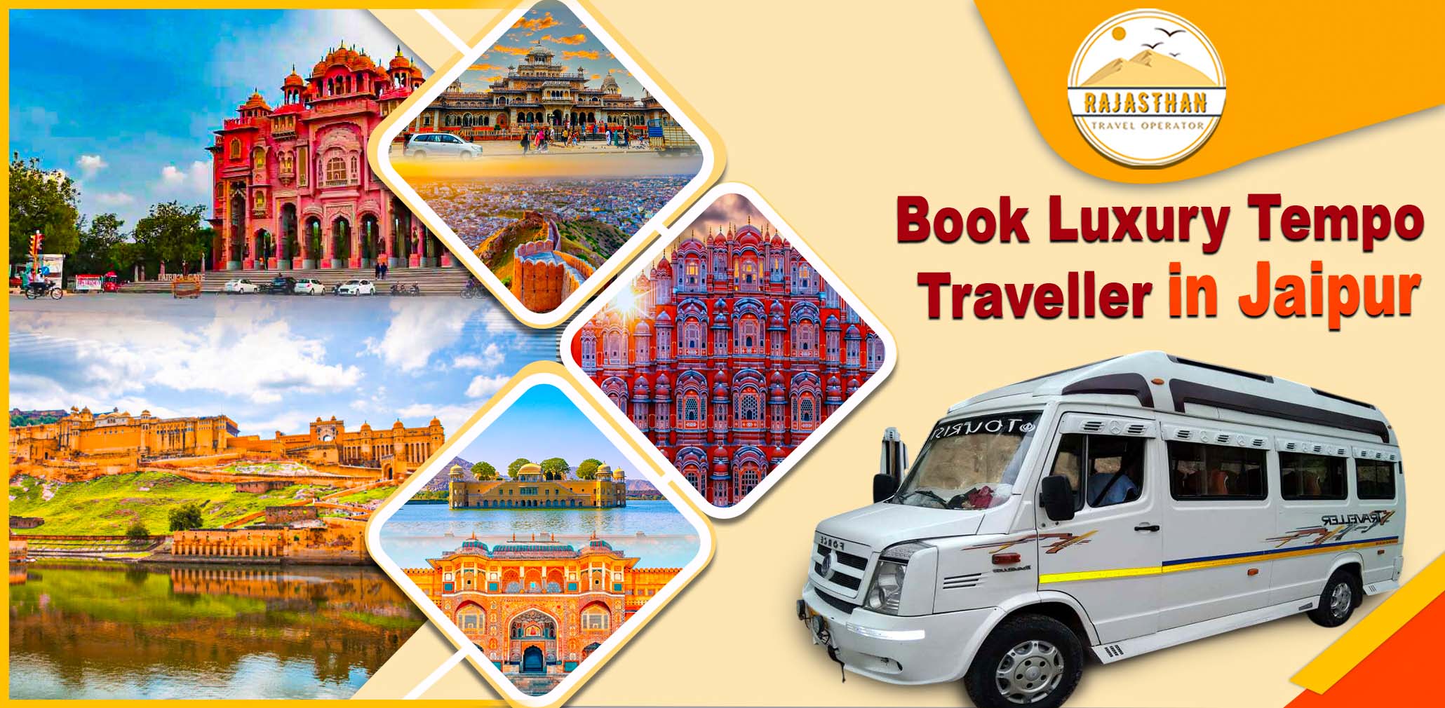 Book Luxury Tempo Traveller in Jaipur – Rajasthan Travel Operator