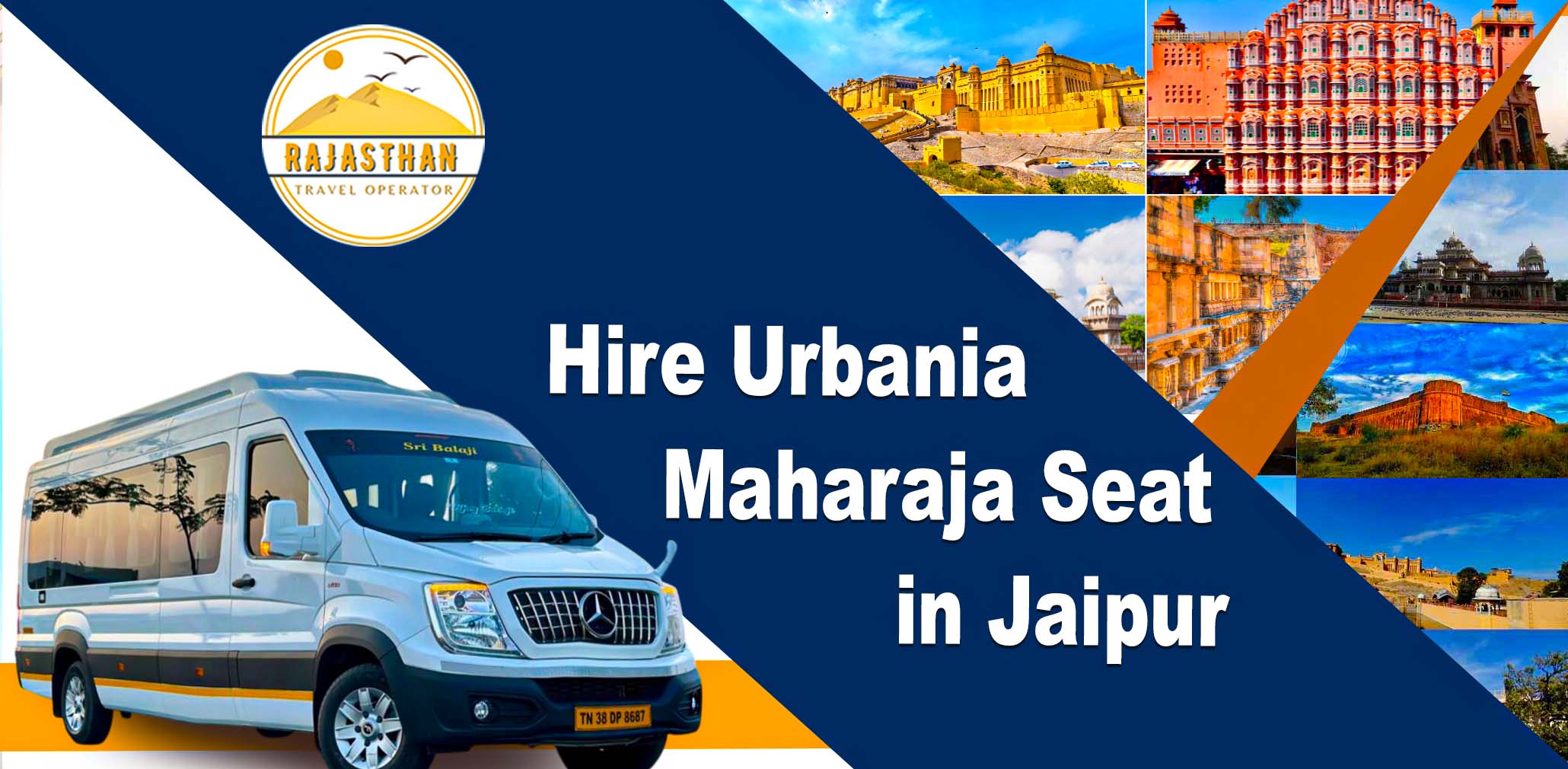 Hire Urbania Maharaja Seat in Jaipur – Luxury Travel by Rajasthan Travel Operator