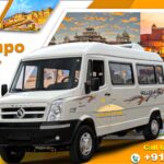 Hire Tempo Traveller 12 Seater in Jaipur by Rajasthan Travel Operator for comfortable group travel