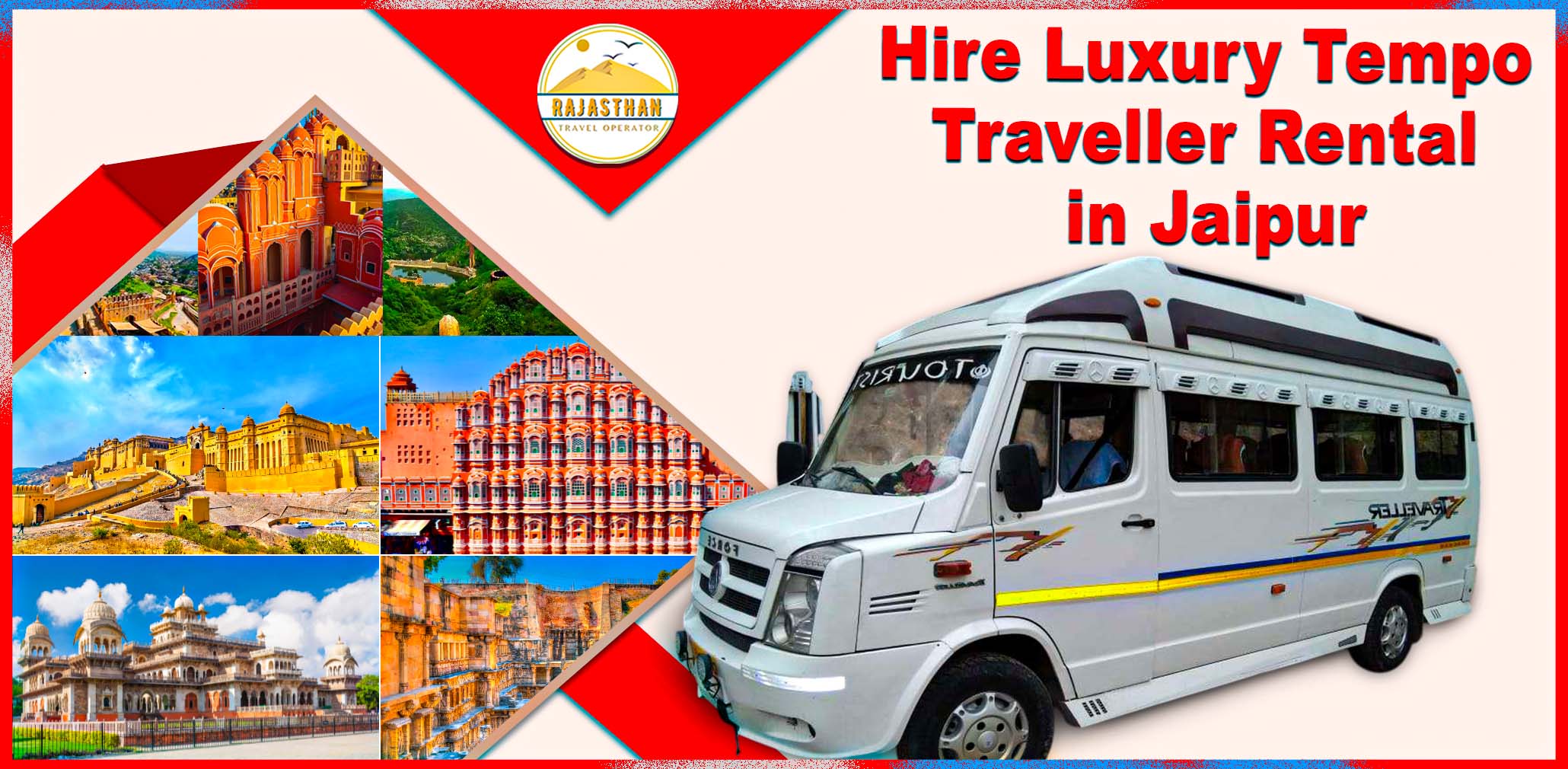 Luxury Tempo Traveller Rental in Jaipur – Rajasthan Travel Operator