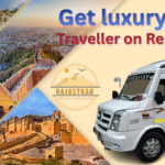 Get Luxury Tempo Traveller on Rent in Jaipur with premium seating and modern amenities
