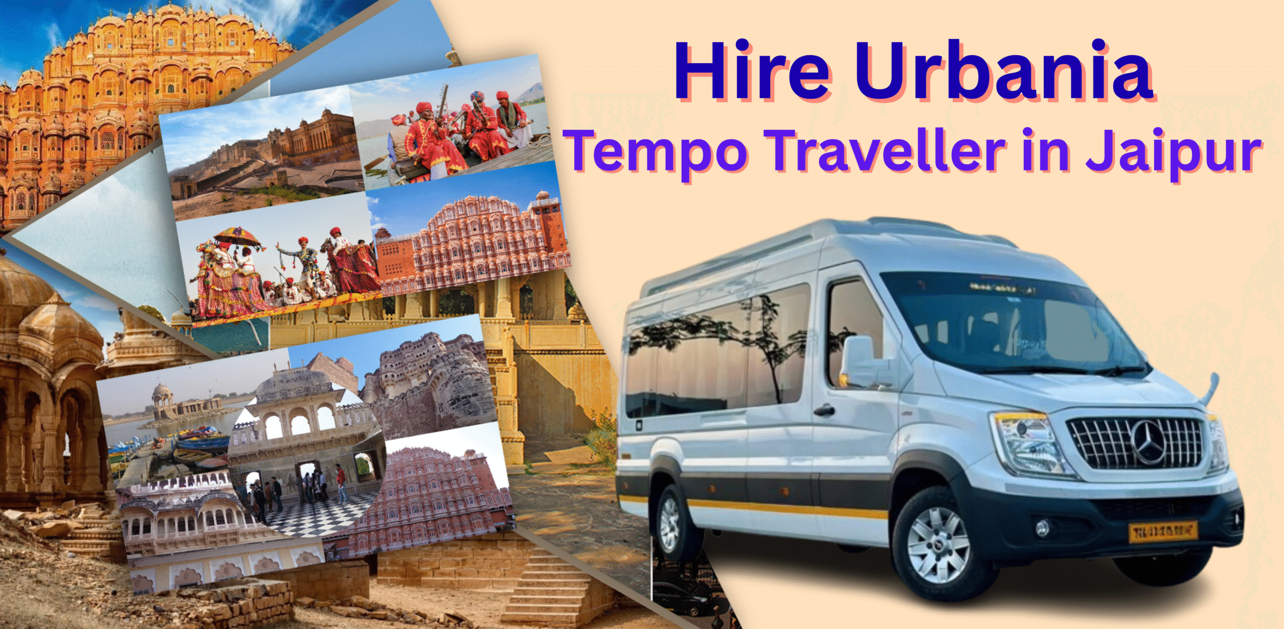 Urbania Tempo Traveller in Jaipur by Rajasthan Travel Operator