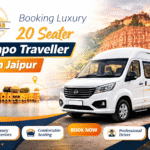 Booking Luxury 20 Seater Tempo Traveller in Jaipur by Rajasthan Travel Operator for group travel
