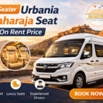 9 Seater Urbania Maharaja Seat on rent price in Jaipur by Rajasthan Travel Operator
