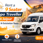 Rent a 9 Seater Tempo Traveller in Jaipur for local and outstation tours by Rajasthan Travel Operator