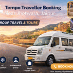 Tempo Traveller booking near Jhotwara Jaipur by Rajasthan Travel Operator for group travel and tours