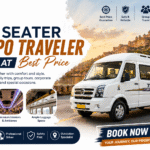 16 Seater Tempo Traveler hire at best price by Rajasthan Travel Operator for group travel