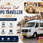 Maharaja Seat Tempo Traveller hire by Rajasthan Travel Operator for luxury and royal group travel