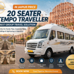 20 Seater Tempo Traveller in Jaipur price for best group travel solution by Rajasthan Travel Operator