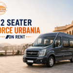 12 Seater Force Urbania on rent by Rajasthan Travel Operator for luxury and comfortable group travel