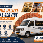 16 Seater Urbania Deluxe rental service in Jaipur by Rajasthan Travel Operator for luxury group travel