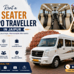 Rent a 9 seater Tempo Traveller in Jaipur by Rajasthan Travel Operator for comfortable group travel