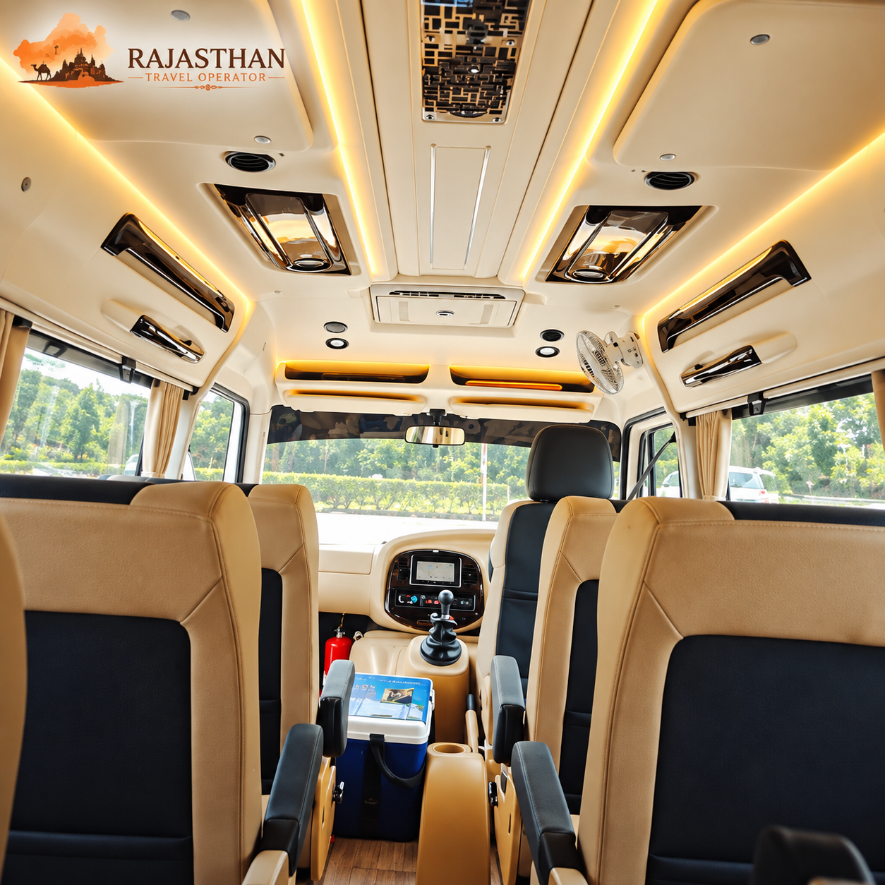 9 Seater Maharaja Tempo Traveller